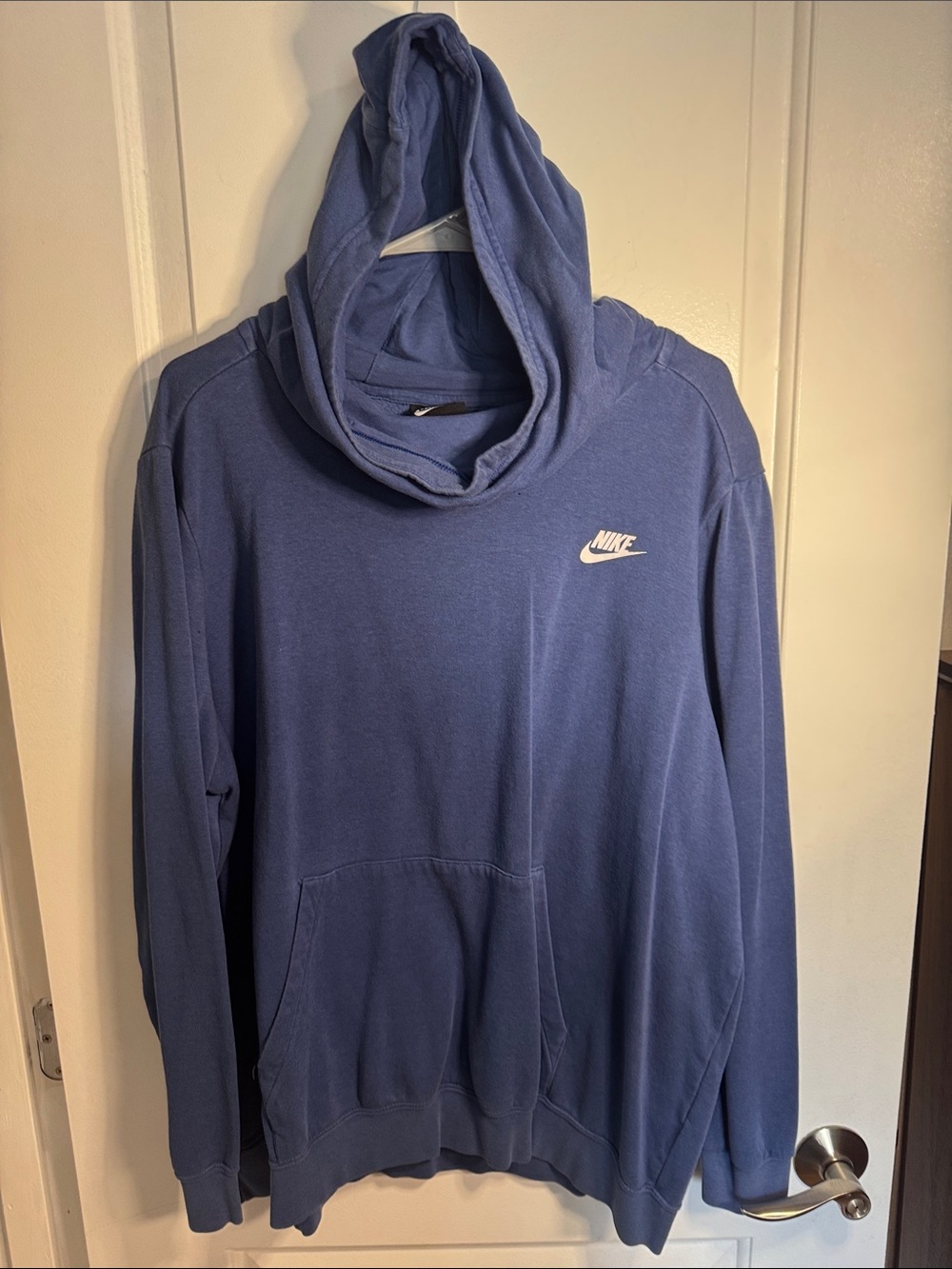 Nike Women’s Blue Pullover Hoodie Sweatshirt